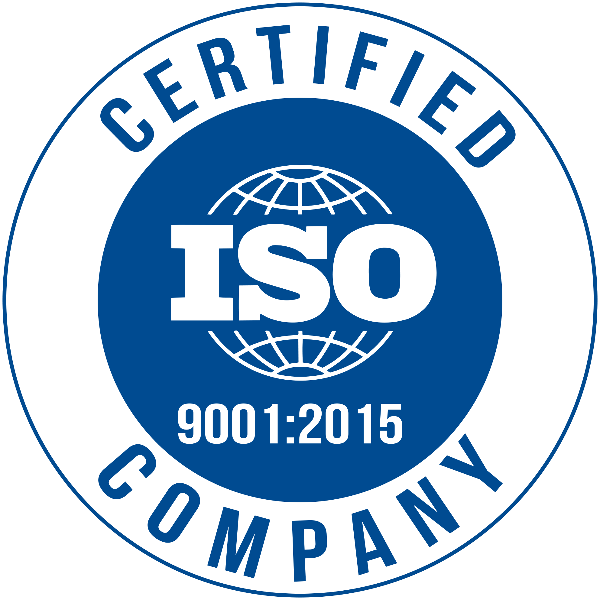 Соответствуем требованиями стандарта ISO 9001:2015
